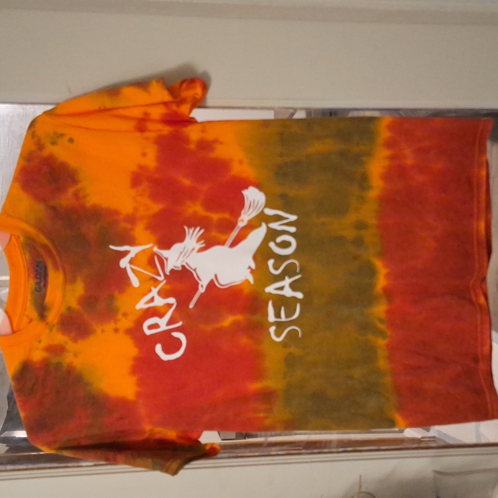 Crazy witch season tie dye Custom made shirt. - Picture 4 of 6